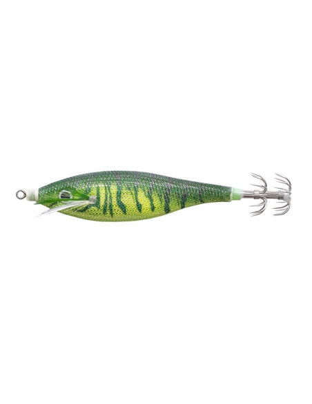 Cinnetic Squid Jig Tiger Glow 70mm 8-Acid Green
